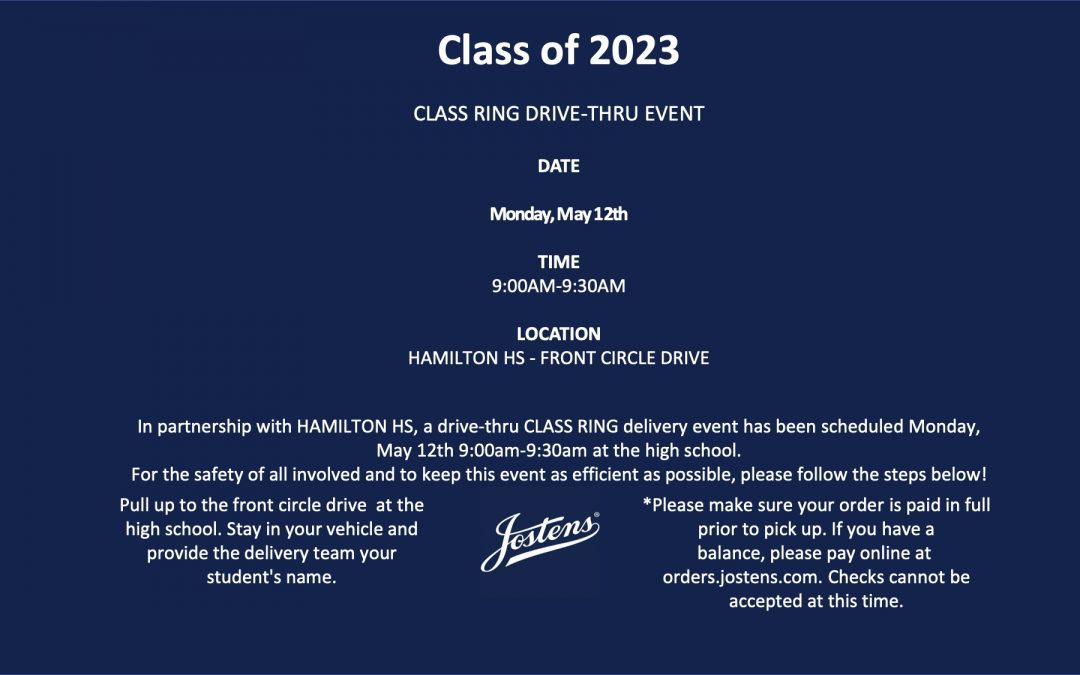 Class Ring Delivery Details