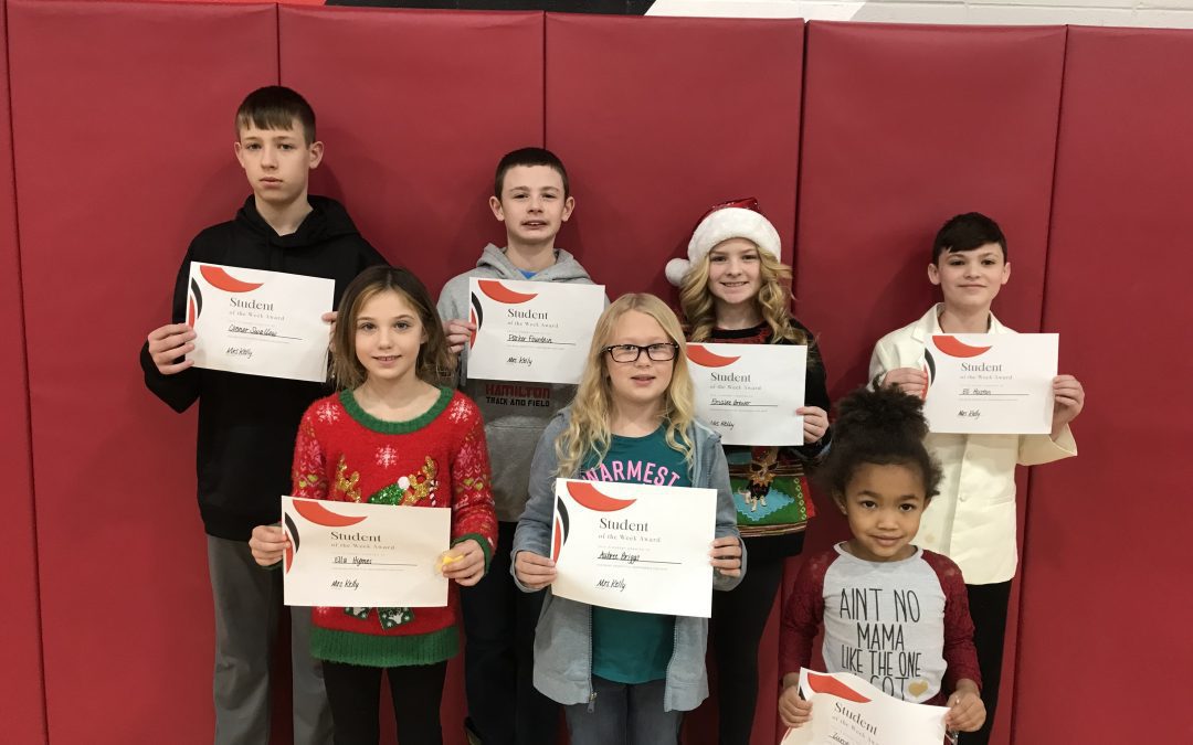Junior High and Elementary Students of the Week