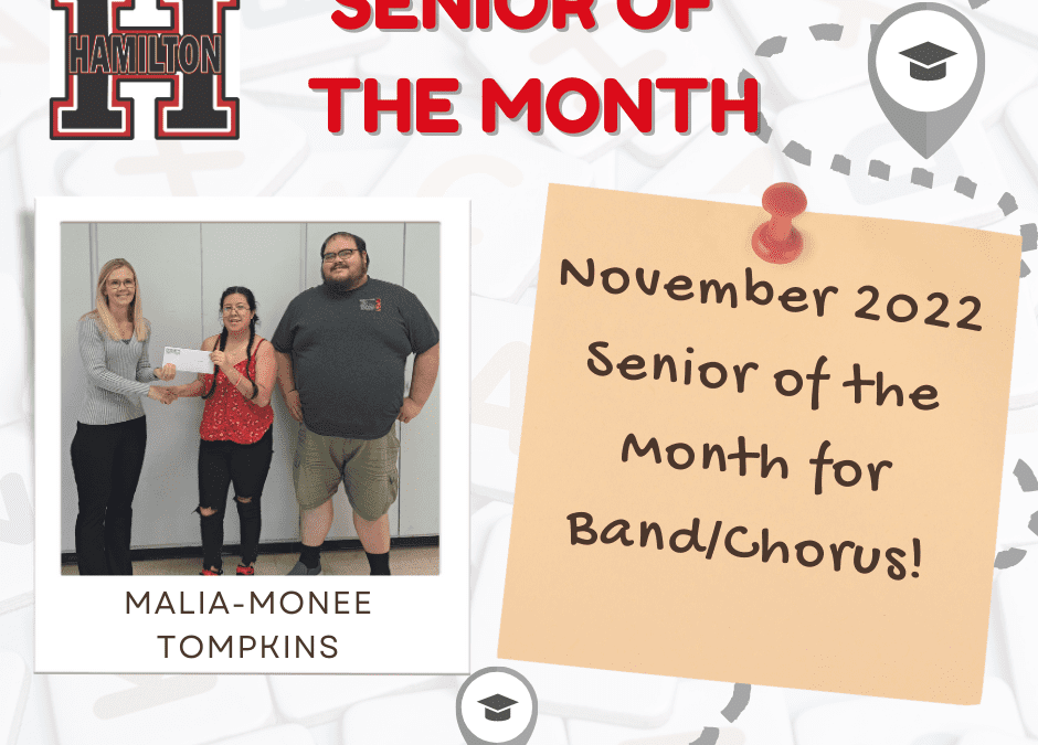 Student of the Month For November!