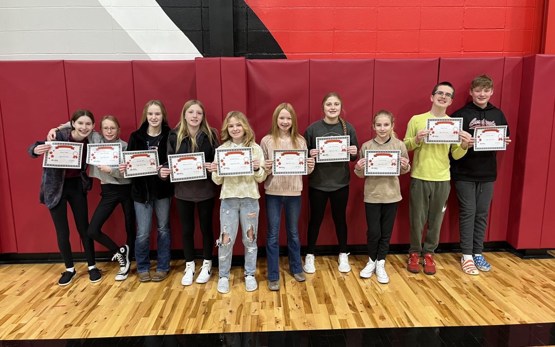 7th Grade High Honor Roll