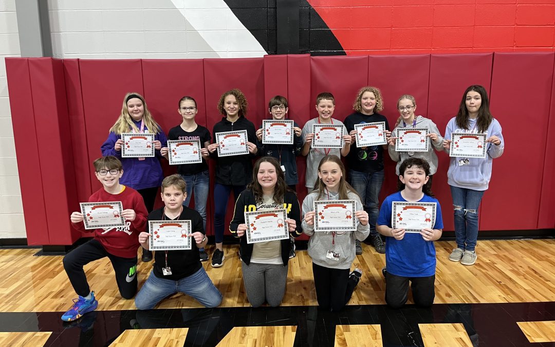 6th Grade High Honor Roll