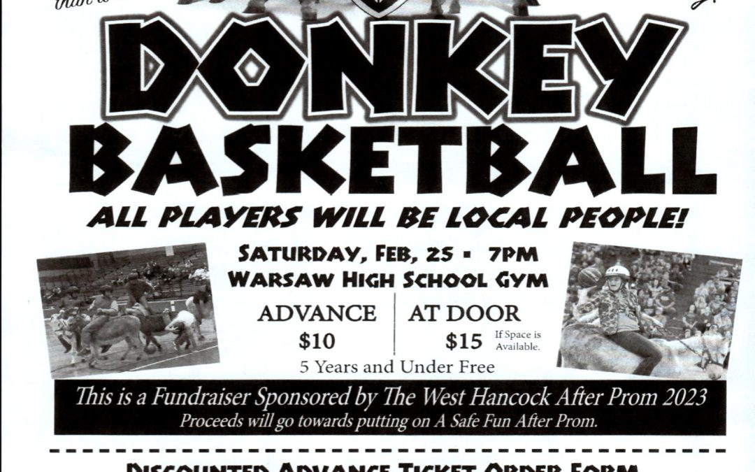 Donkey Basketball Hamilton Schools District 328