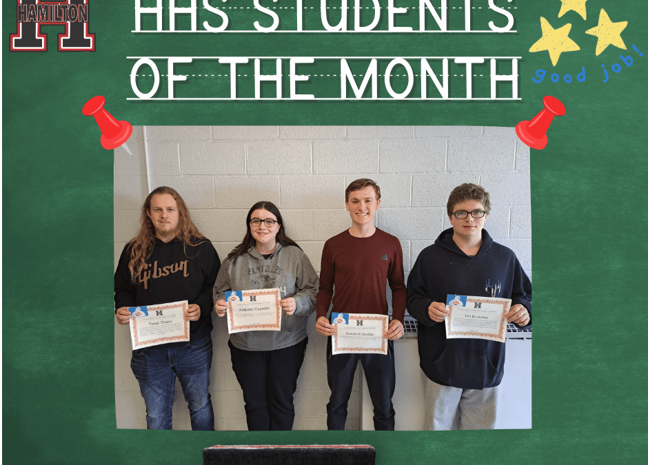 Students of the Month!