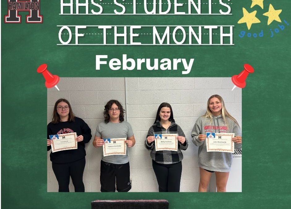 Student of the Month For February!