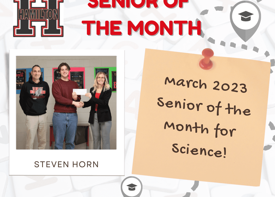 Student of the Month For March!