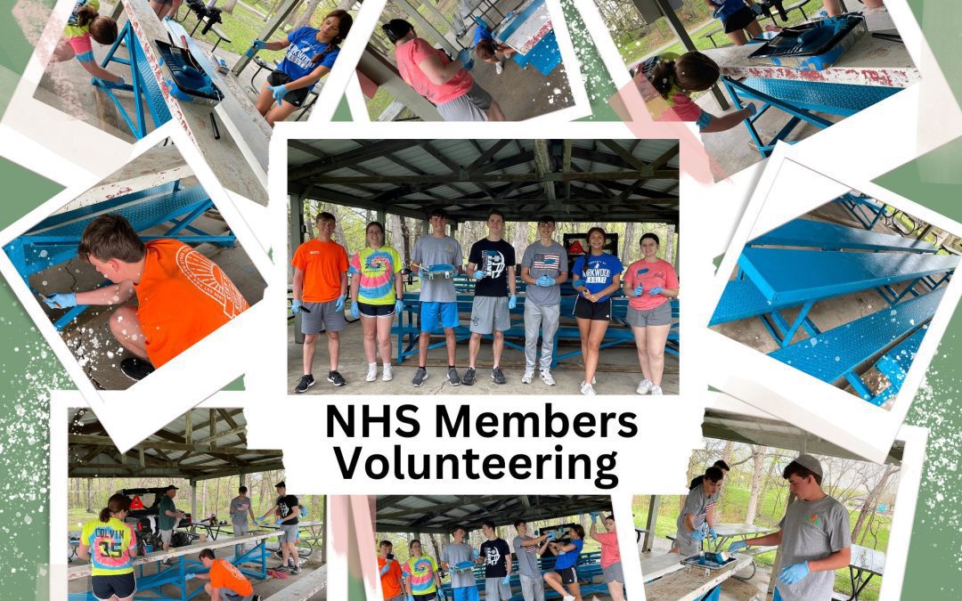 NHS members volunteer at Wildcat Springs Park