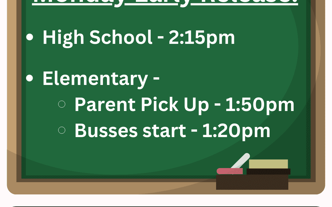 Important Monday Information!