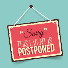 Open House Postponed