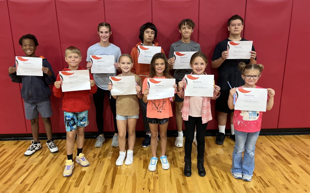 Junior High and Elementary Students of the Week
