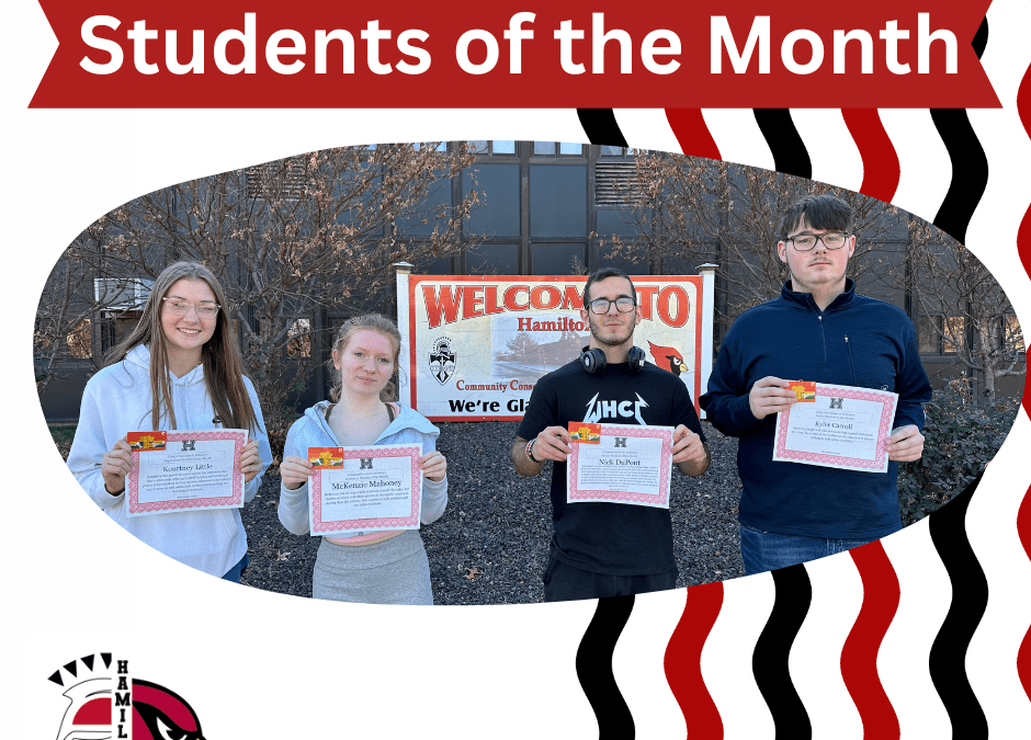 Introducing our outstanding November Students of the Month!