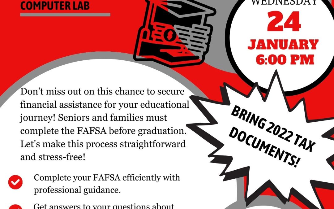 HHS FAFSA NIGHT TOMORROW! (1/24/24)