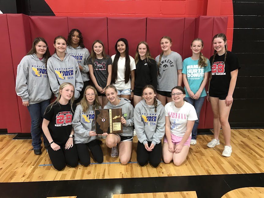 JH Girls Track & Field Sectional Champions!